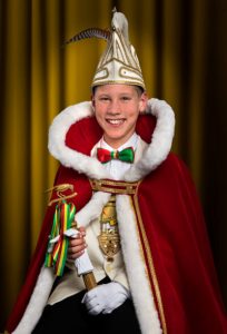 Sem Hausmans jeugdprins CV De Aester