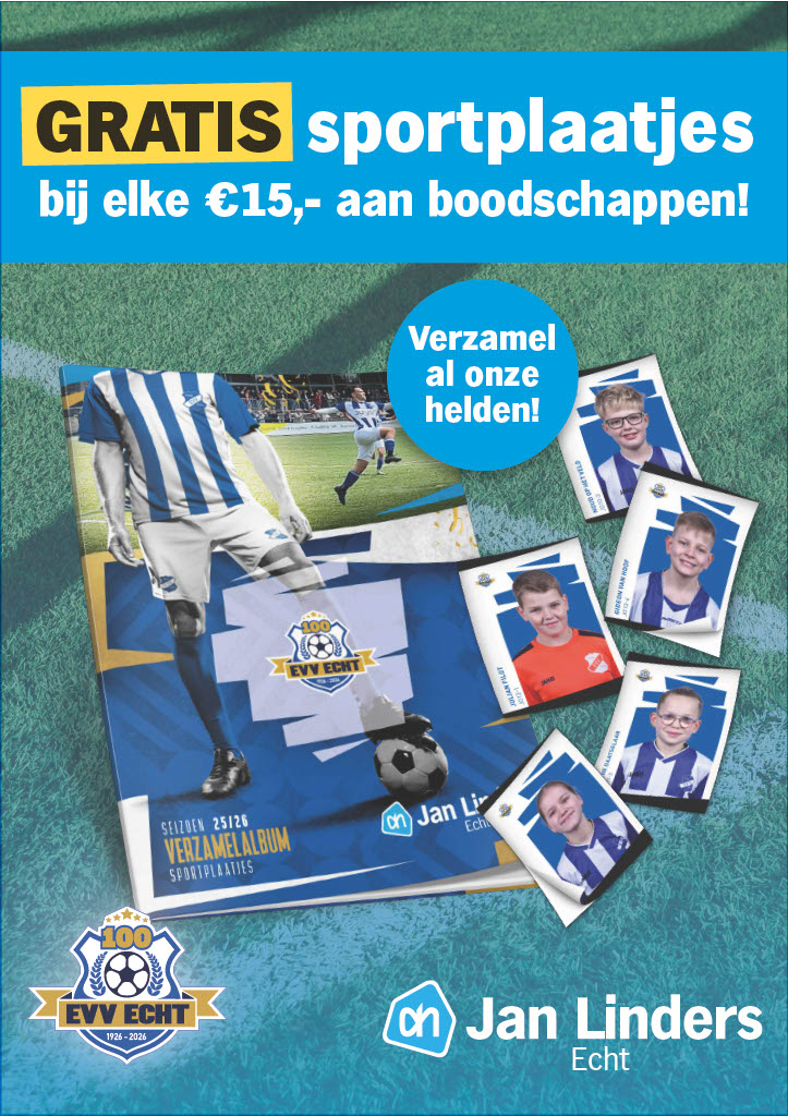 Spaar alle EVV-toppers bij AH Jan Linders Pey-Echt.